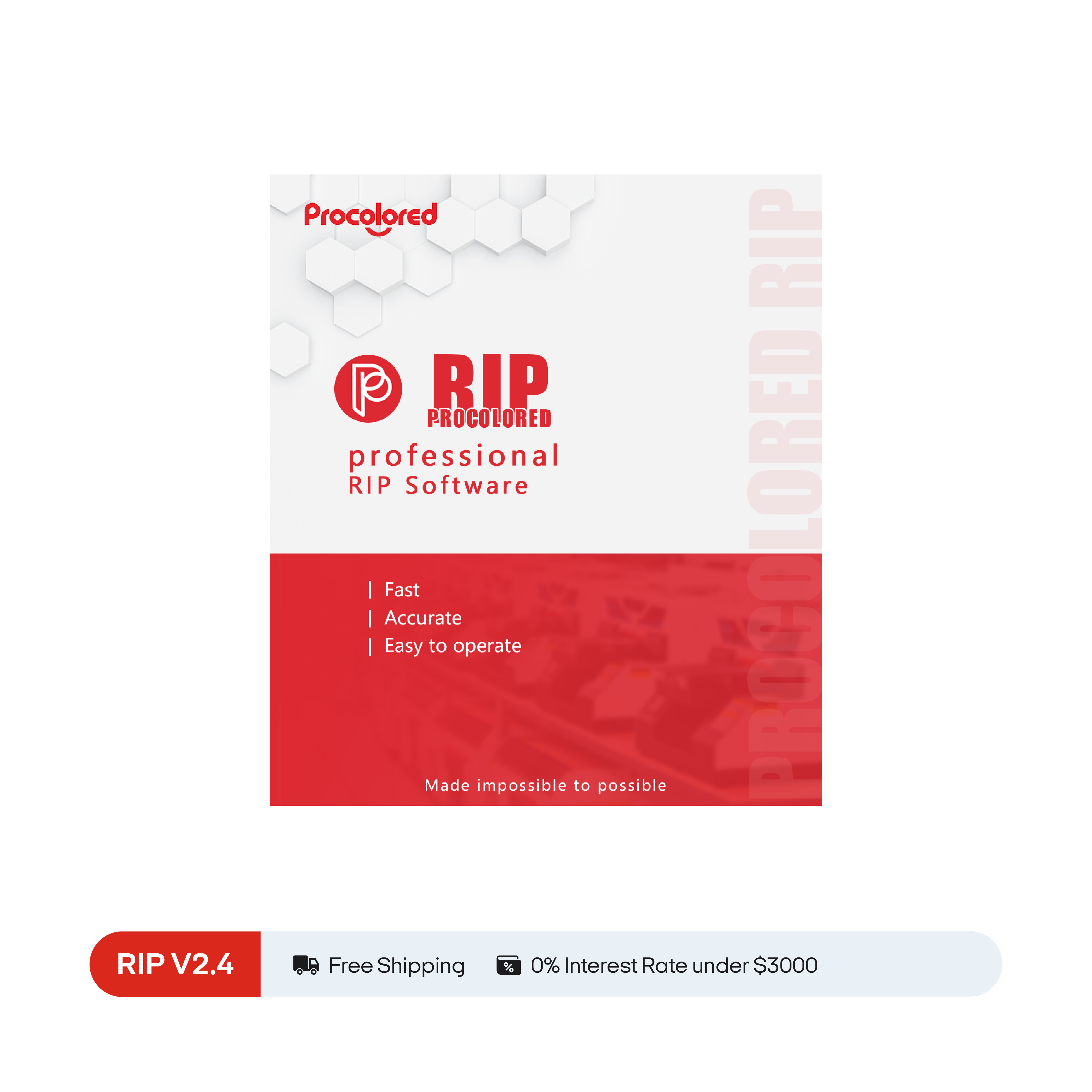 Clé USB pour Procolored RIP V2.3 ou Version Ultérieure