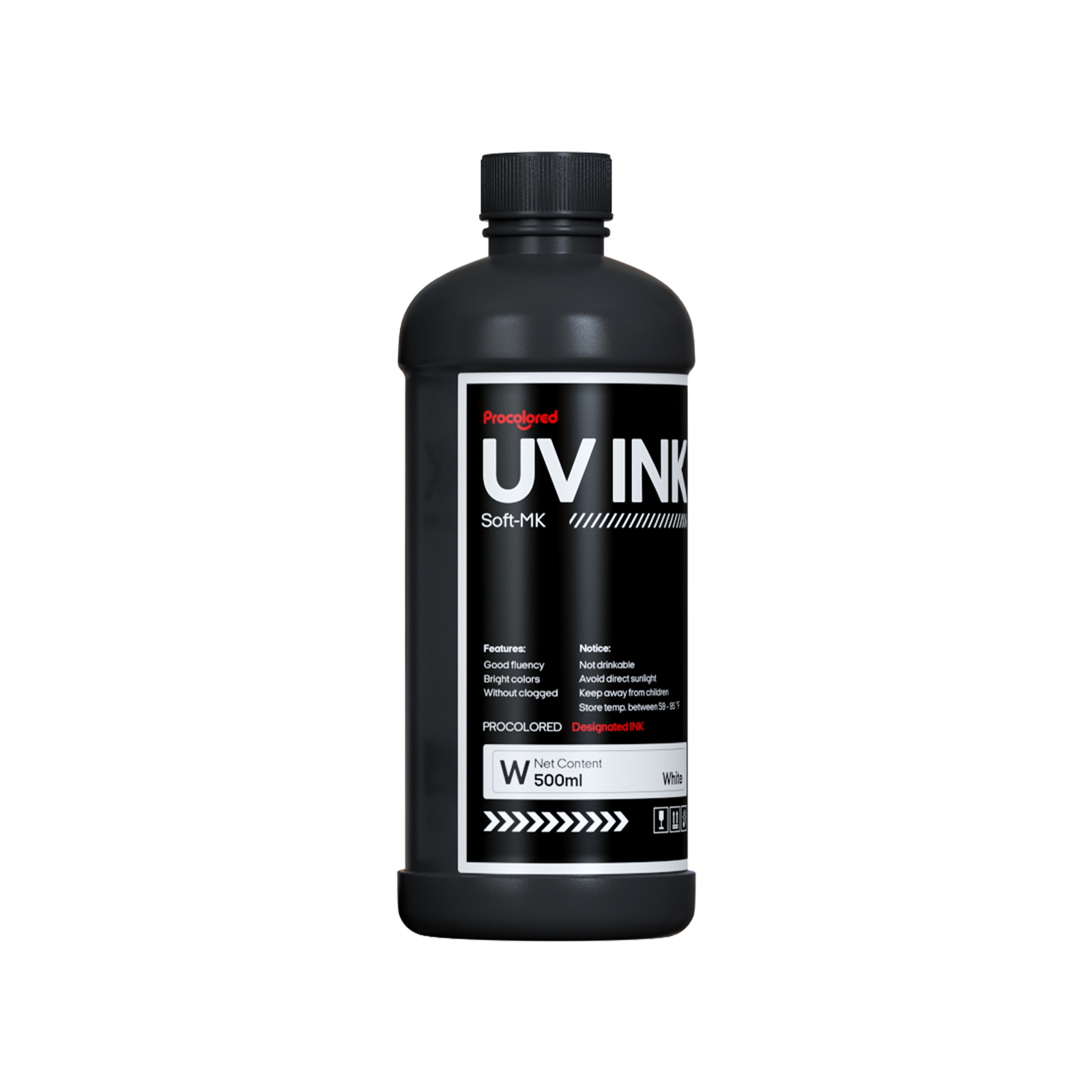 Procolored Encre Blanche pour Impression UV 500ml
